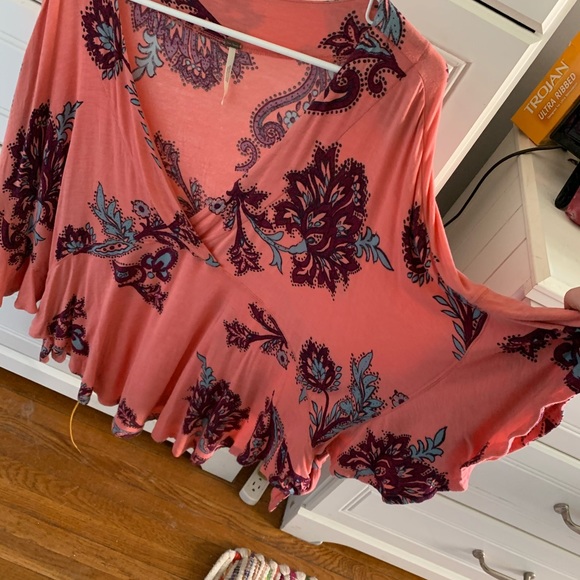 Free People Floral Top - Picture 3 of 3
